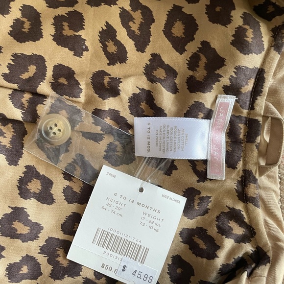 Janie & Jack trench coat *NWT* 6-12 months $59 - Picture 9 of 11